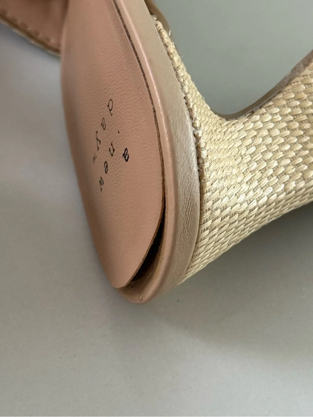 A New Day Tia Mule Heels - Beige - Size 9